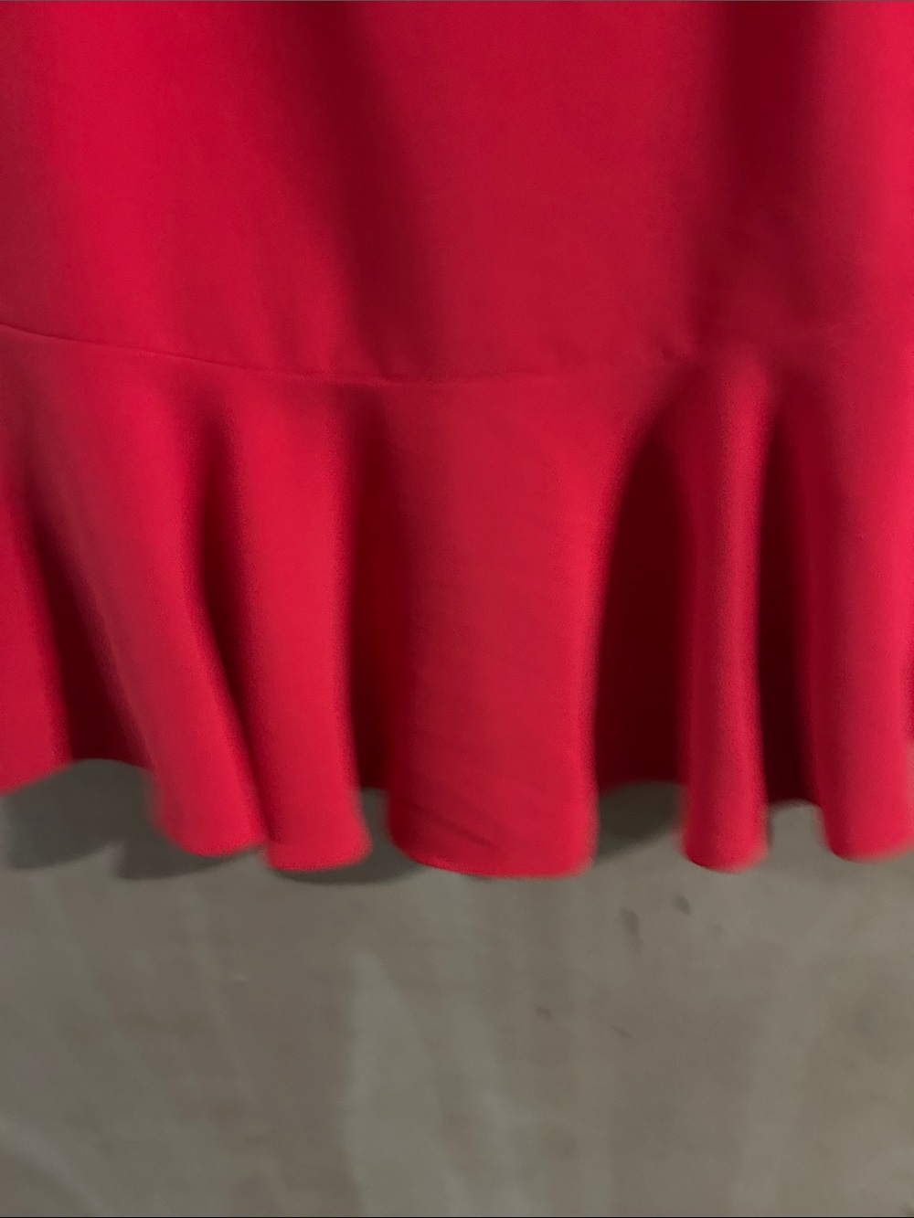Kate Spade Red Drop-Waist Ruffle Dress - Picture 3 of 6